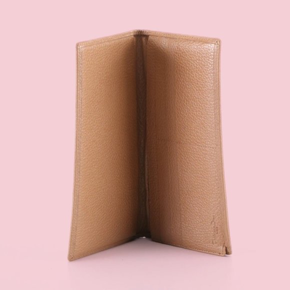 Dior Vintage Rare Honeycomb Monogram Leather Long Wallet - Picture 4 of 6